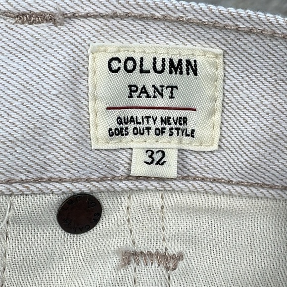 NWT Levis Made and Crafted Japanese Denim Column Pant Ankle Cream Sand Sz 32 - Picture 12 of 16